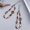 Corrente de Celular Original Feita à Mão de Bala Dura de Âmbar Câmera CCD Contas DIY Cordão Minimalista Pingente Celebridade da Internet D