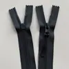 Zíper Invisível Retrorefletor de Nylon Nº 5 Gola de Roupa Bolso de Calça Puxador Retrorefletor Cabeça de Amêndoa Cordão