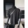 Sudadera con capucha de rayas de espina de pescado con cuello Henley para hombre, estilo High Street, jersey de manga larga, camiseta base casual retro