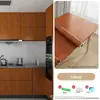 Adesivo de Madeira Mogno Impermeável Móveis Guarda-Roupa Mesa Vermelho Reforma Porta de Madeira Papel de Parede Chinês Papel de Parede Autoadesivo Papel de Madeira