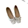 Sapatos Femininos Estilo Mary Jane Flat Ballet Sola Lisa 2026 Novo Outono Sapatos Baixos com Saias Mocassins Femininos