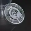 Tapa de plástico desechable para vaso de doble pared, vaso para té de burbujas de leche, vaso para pudín, tapa alta, tapa de bola, diámetro de 70 mm, 95 mm