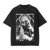 Camiseta Rock Band Horizon para Fans Bmth Lavada Vintage Top Estilo Verano Británico Novedoso