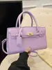 Bolsos para Mujer, Nuevo Estilo 2026, Bolso Kelly de Moda, Bolso de Mano con Textura de Patrón de Cocodrilo, Bolso Largo de Hombro Cruzado