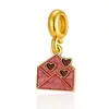 Pulsera Colgante Collar Día de San Valentín Transfronterizo Palabra de Amor Accesorios de Cuentas DIY Cadena para Teléfono de Mujer Colgante de Cuerda Trenzada
