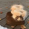 Botas de Neve Pelúcia Quente para Orelhas Femininas Inverno 2026 Novo Estilo Quente Versátil Sola Grossa Alargamento Botas Curtas Sapatos de Algodão Pelúcia de Pelo