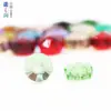 Accesorios para joyería DIY cuentas sueltas de cristal cuentas planas nuevas cuentas de rueda 6/8/10 mm color ordinario cadena completa venta al por mayor