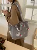Bolso de Piel de Gran Capacidad para Otoño e Invierno para Mujer 2025 Nueva Moda Bolso de Mano de Pelo de Cordero Bolso Tote de Felpa Versátil Ins