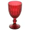 Copo de Água Grego 320ml Vidro Vermelho - Wolff