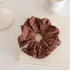 Faixa de cabelo dopamina retrô coreana com bolinhas, scrunchie, faixa de cabelo de aba larga para mulheres, acessório de cabelo versátil para o dia a dia