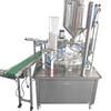 Máquina Llenadora de Yogur, Máquina Selladora de Vasos de Papel de Aluminio, Máquina Selladora de Latas Pequeñas de Té, Máquina Selladora de Vasos y Tazones, Máquina Selladora de Latas de Plástico para Té Saludable