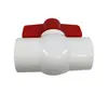 Accesorios para Aspersores de Camión Válvula de Bola de PVC Rosca Macho Rosca Hembra Interruptor de Tubería de Agua Válvula de Plástico Conector de Tubería de Hierro Liberación de Agua 4 Puntos