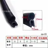 Burbuja Superior en Forma de U Burbuja Lateral Motor de Gabinete Esqueleto Autoajustable Tira de Sellado Epdm Tira de Sellado Compuesta de Epdm