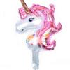 Balão de Filme de Alumínio Mini Unicórnio Cavalo Unicórnio Pequeno Decoração de Balão para Aniversário Infantil Atmosfera Romântica