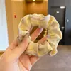 Lazo para coleta dulce y versátil para mujer, Cuerda para el pelo simple y elegante, Scrunchie de gran tamaño para verano, Accesorio para el pelo fresco y simple