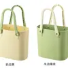 Nueva Bolsa de Playa Portátil para Almacenamiento, Bolsa de Natación, Cesta de Compras de Color Caramelo Engrosada y Profundizada, Bolsa para Camping al Aire Libre, Bolsa para Mascotas