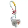 Gafas de Sol de Corazón Lindas y Divertidas Colgante de Gato Blanco Funda para Teléfono Móvil Lanyard Bolso Corto Llavero Cadena para Colgar Universal