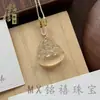 Nuevo Producto de Comercio Exterior Transfronterizo: Collar Estilo Luna de Ojo de Gato Natural, Naturalmente Elegante y Hermoso, Colgante de Buda, Descuento por Cantidad Grande
