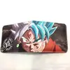 Dragon Ball Super Universo Z Animação Periférico Dragon Ball Goku carteira de PU Masculina e Feminina Curta Horizontal Estudante Super Multiestilo