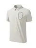 Polo Transpirable de Manga Corta con Tacto Frío de Seda de Hielo Nuevo Modelo 2026 Verano Unisex Protección Solar Camisa Superior con Media Cremallera