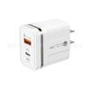 Cargador de CA Phnom Penh 1USB 1PD20W, carga rápida, adaptador de corriente qc3.0, 5 V, 2 A, cabezal de carga de calibre europeo y americano