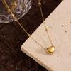 Collar de acero de titanio nuevo que no se desvanece, moda para mujer, temperamento Joker, lujo ligero de alto sentido, cadena dorada para clavícula, joyería al por mayor