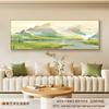 Pintura Decorativa Sala de Estar Montaña Dorada con Luz Solar 2026 Modelo Nuevo Pintura para Colgar en Pared de Fondo de Sofá Pared Blanca Grande Mural de Paisaje de Gama Alta
