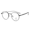Gafas anti-luz azul para niños, venta al por mayor, marco de metal, silicona, protección ocular, lentes planas para hombres y mujeres, niños con marco de miopía