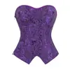 Top Modelador Jacquard com Ajuste na Cintura, Novo Estilo Corset com Zíper Estilo Garota Spicy, Corset Estruturado com Design de Espinha de Peixe para Venda Transfronteiriça