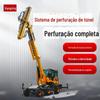 Perfuratriz de Ancoragem para Túnel com Rodas Perfuratriz de Túnel de Elevação Alta Mina Túnel Perfuratriz Rotativa 360 graus e Perfuratriz de Rocha