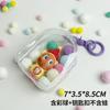 Bolsa de Muñeca de Bolsillo Linda Hombre Estrella 10cm Bolsa para Caminar de Bebé Bolsa Colgante Linda Bolsa de Almacenamiento a Prueba de Polvo Engrosada Alta Transparencia Bolsa para Caminar de Bebé