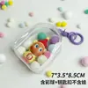 Colgante Temático de Estrellas 8cm Bolsa de Almacenamiento para Figuras de Muñecas para Caminar, Cubierta Protectora de PVC de Alta Transparencia para Figuras, Bolsillo Espesado a Prueba de Polvo para Muñecas