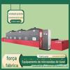 Secador de material de bateria linha de produção de secagem de material de bateria ternária forno túnel de secagem contínua por micro-ondas