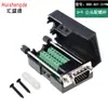 Unión soldadura libre VGA 3 filas pin DB15 cabeza macho con tornillo 3 9 monitor de computadora proyector