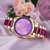 Reloj Digital para Hombre Dx Banda de Acero Geneva Agva Tres Agujas Seis Pines Aleación Romana