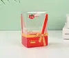 Caja de plástico transparente de PVC, caja de plástico PET impresa en color UV esmerilado, caja de embalaje para café y bebidas, caja de embalaje de PP, caja tipo blister
