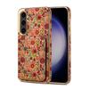 Denior Es Adecuado para Samsung S24Plus Funda para Teléfono Móvil Lenguaje de las Flores S23 Funda Protectora para Teléfono Móvil Soporte Anticaídas S23S24