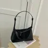Bolso cruzado retro transfronterizo 2026 casual nuevo simple moda color liso para mujer, elegante bolso de hombro único para axila cruzado