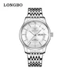 Longbo nuevo reloj para hombre de negocios de lujo moderno de moda pulsera de muñeca venta directa de fábrica 83812