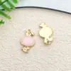 1 Peça de Flor Rosa Uva Melancia DIY Liga Alloy Fofo Fruta Esmalte Acessório para Cabelo Chaveiro Pingente