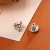 Nuevos Elegantes Tapones para Orejas Chapados en Cobre Oro Real de 18K, Engrosados, Antideslizantes, Tapones para Orejas Firmes y que No se Caen con Aretes, Aretes y Tapones para Orejas DIY