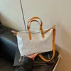 Bolso Tote con Patrón de Estrella Transfronterizo para Mujer, Gran Capacidad, Hombro Único, Bolso de Mano para el Trabajo, Nuevo Modelo de Moda, Bolso Casual Versátil