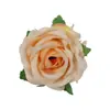 Rosa Vermelha Flor Artificial Cabeças de Flor Mini Cerimônia de Casamento Decoração de Casamento Decoração de Carro de Casamento Flor de Seda Artificial Lapela Fabricante Atacado