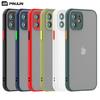 Funda para Xiaomi K40 con amortiguación de aire, orificios finos, color mate, con suspensión y sensación de piel.