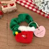 Corda de Cabelo Trançada para Boneca de Natal Original Tengyi, Elástico de Cabelo de Rabo de Cavalo Feminino, Acessório de Cabelo Versátil para Coque, Corda de Cabelo