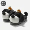 Pantuflas de algodón con dibujos animados para otoño e invierno para mujer, pantuflas cálidas de felpa antideslizantes para interior para hombre, pantuflas de algodón de cachorrito lindo al por mayor