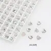 Rhinestones Coração 6*5.3mm de Fundo Plano Dongzhou Crystal, Rhinestones de Vidro Irregulares, Rhinestones de Cristal Coração para Nail Art, Acessórios DIY Atacado