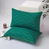 Atacado do Fabricante Cross-Border Travesseiro de Fibra de Bambu Lavável para Spa, Hotel, Uso Doméstico, Travesseiro para Dormitório de Estudante, Núcleo de Travesseiro para Proteção da Coluna Cervical