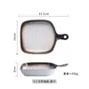 Plato de Arroz Horneado Horno de Microondas Doméstico Bandeja para Hornear Plato de Desayuno Plato Creativo para Comida Occidental Plato para Plato de Horno Vajilla de Cerámica Plato con Asa