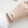 AS122 Corea del Sur Estilo Coreano Pulsera Sencilla Plata Lisa Artesanía Antigua Nudo Único Abierto Pulsera de Plata de Ley S925